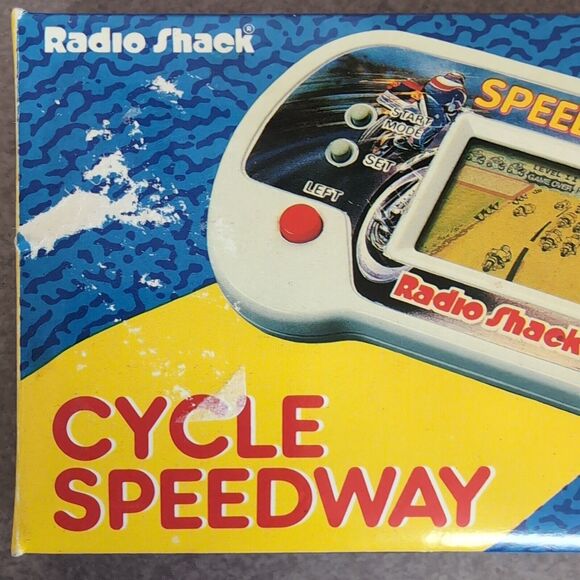 Vintage Radio Shack Game Cycle Speedway 1992 NIB With Box Battery & Instructions - Picture 2 of 6